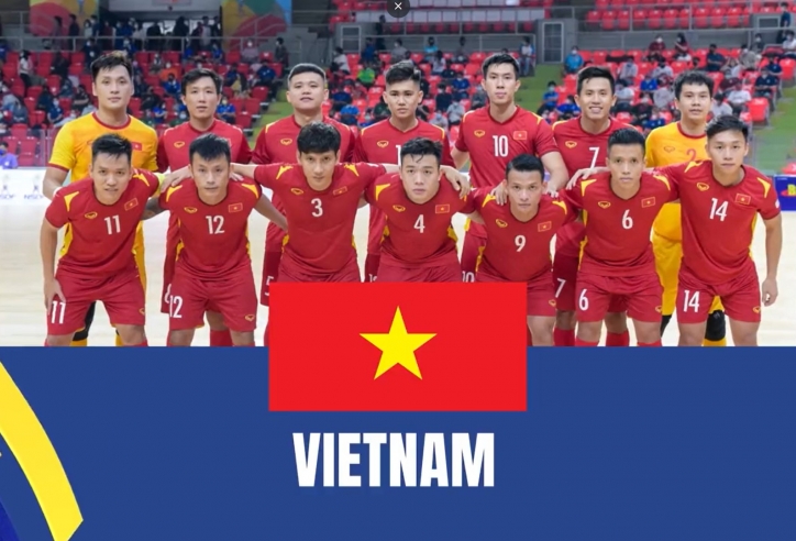 AFC xếp Việt Nam xuất sắc hơn một đối thủ ở bảng 'tử thần' futsal châu Á