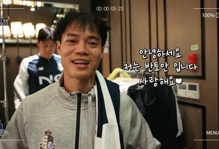 Vừa tỏa sáng, Văn Toàn tạo thêm dấu ấn đặc biệt ở đội bóng Hàn Quốc