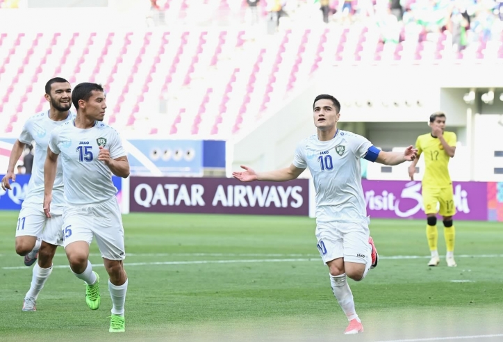 Trực tiếp U23 Malaysia 0-1 U23 Uzbekistan: Thế trận giằng co