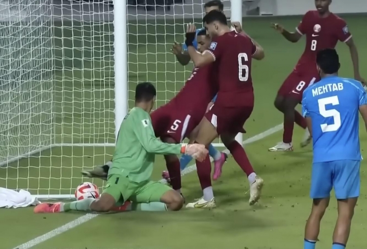 Cả châu Á phẫn nỗ vì 'bàn thắng ma' của Qatar tại VL World Cup