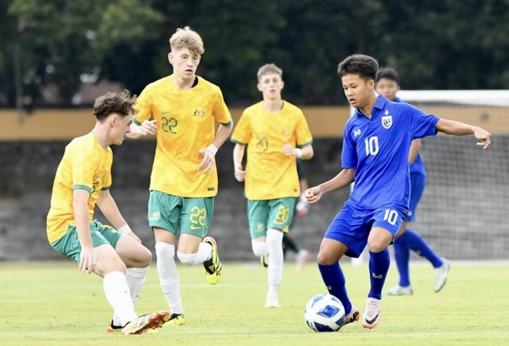 Trực tiếp U16 Thái Lan 0-0 U16 Australia: VAR cứu phạt đền!