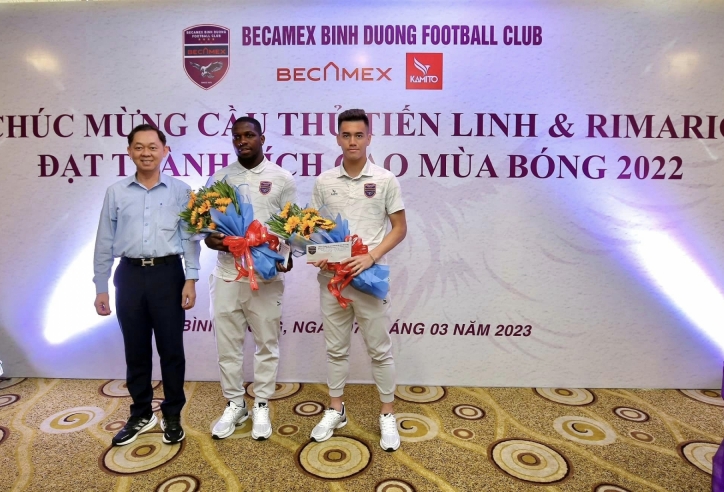 Tiến Linh, Rimario nhận vinh dự hậu Quả bóng Vàng 2022