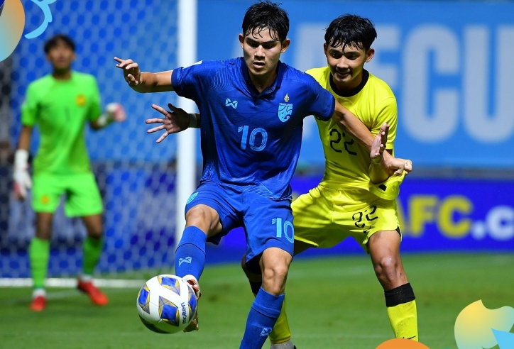 U17 Malaysia thua tan nát Thái Lan ở giải châu Á