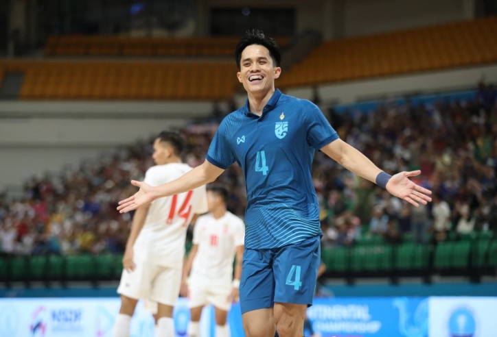 Thái Lan thắng tưng bừng Myanmar tại 'World Cup thu nhỏ'