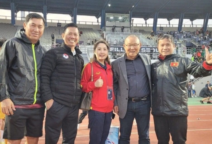 HLV Park Hang Seo xuất hiện ở trận đấu của Việt Nam với Hàn Quốc