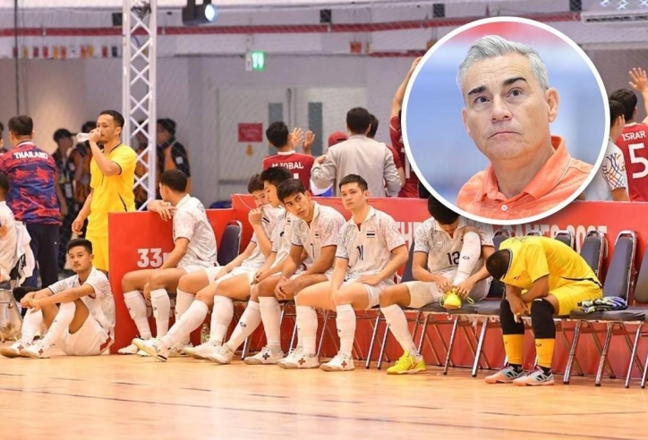 HLV futsal nam Thái Lan nói gì sau thất bại thảm hại ?