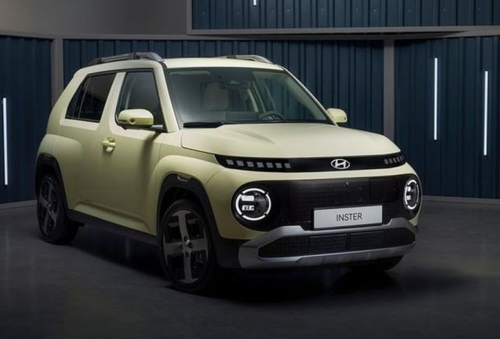 Xe điện cỡ nhỏ Hyundai Inster mở bán tại quê nhà, giá quy đổi từ 370 triệu đồng
