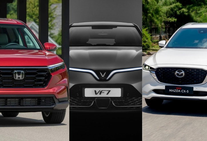 So sánh chi phí vận hành VinFast VF 7 với Honda CR-V, Mazda CX-5