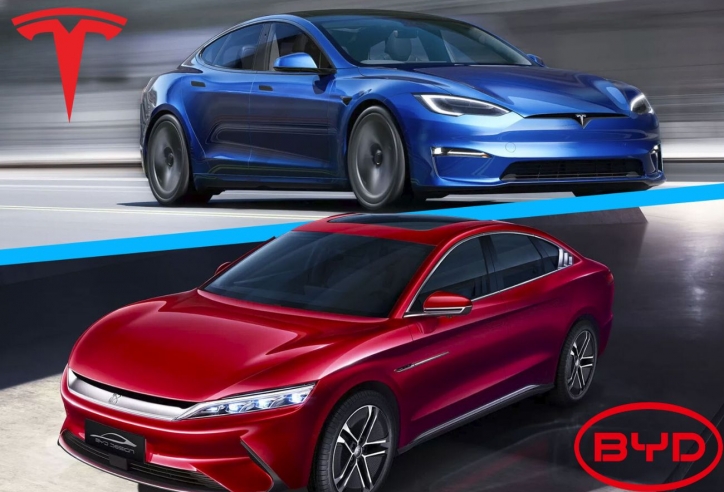 Cuộc đua song mã của hai ‘ông lớn’ xe điện Tesla - BYD: Chiến thắng sẽ gọi tên ai?