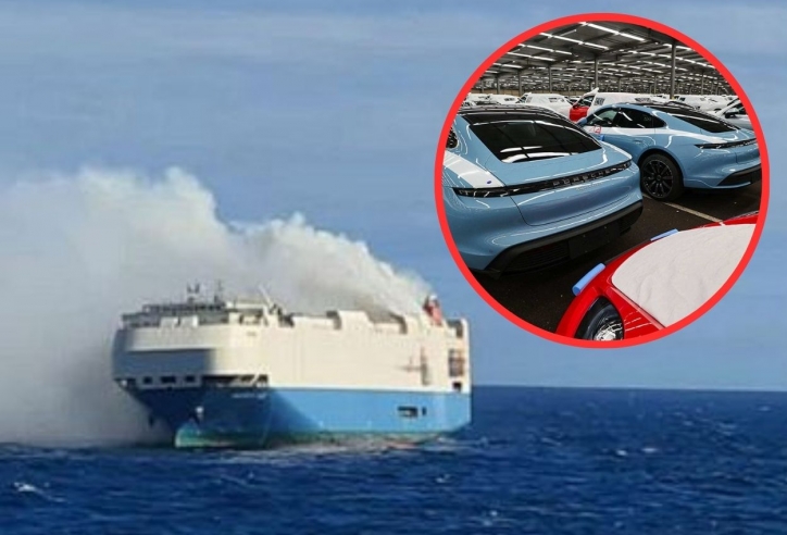 Porsche vướng vòng lao lý vì vụ cháy tàu vận chuyển ô tô điện