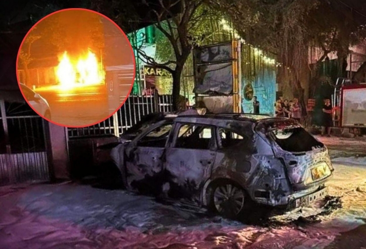 Nghệ An: Xe Mazda bị cháy trơ khung chỉ vì vô tình đỗ trên đống tro