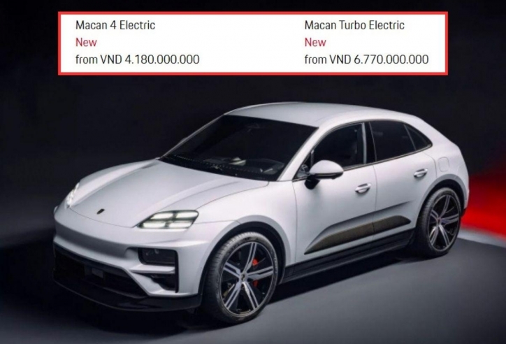 Porsche Macan chạy điện rò rỉ giá bán từ 4,18 tỷ đồng tại Việt Nam, cạnh tranh Mercedes EQE, BMW iX4
