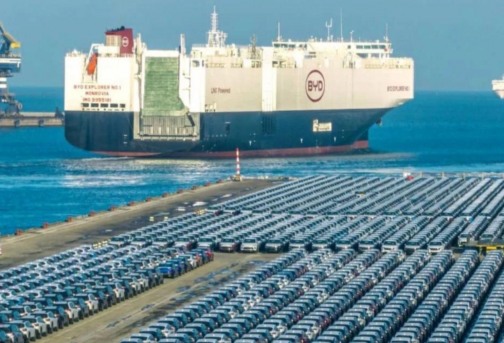 Trung Quốc ‘quá tải’ trong xuất khẩu ô tô điện, các hãng xe không đủ tàu để vận chuyển