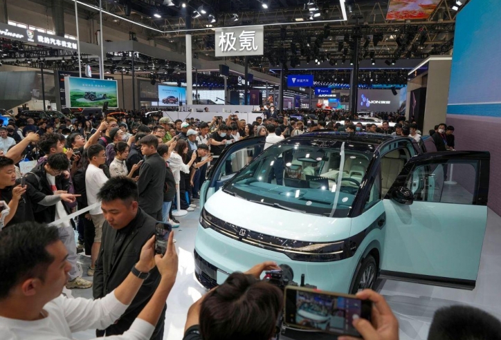 Ô tô điện phô diễn sức mạnh tại triển lãm xe hơi lớn nhất Trung Quốc