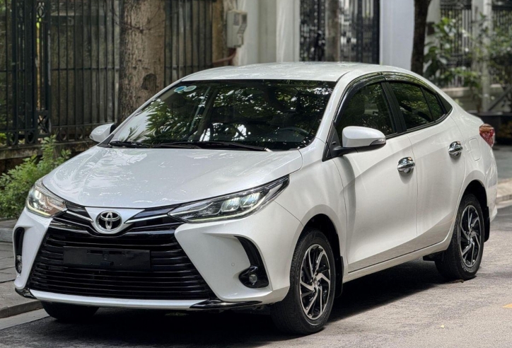 Toyota Vios 2022 cũ sau 2 năm lăn bánh tại Việt Nam rao bán giá bao nhiêu?