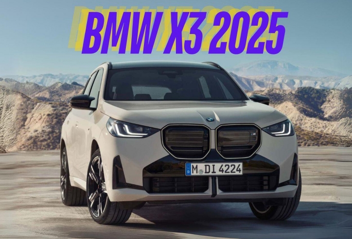 BMW X3 2025 ra mắt: Nâng cấp thiết kế, giá bán tăng nhẹ