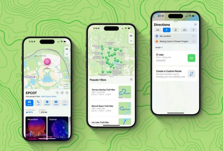 iOS 18 sẽ nâng cấp Apple Maps với một tính năng được nhiều người mong đợi