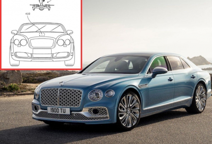 Bentley ấp ủ ý tưởng ‘điên rồ’, biến logo xe thành máy bay không người lái?