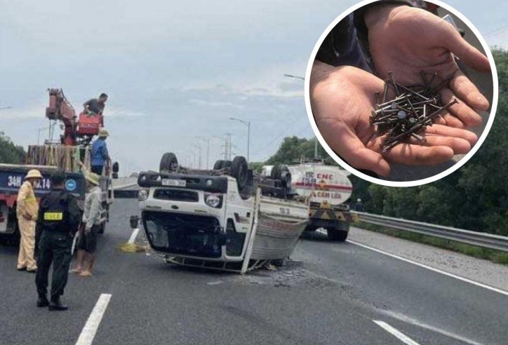 Sự cố nổ lốp thường xuyên xảy ra trên cao tốc Hà Nội - Hải Phòng, nghi vấn xuất hiện ‘đinh tặc’?