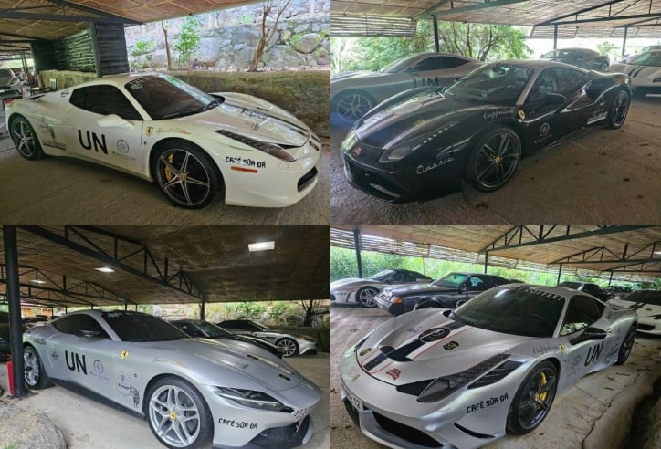 Lộ diện dàn siêu xe Ferrari của ông Đặng Lê Nguyên Vũ tham dự sự kiện Gumball 3000