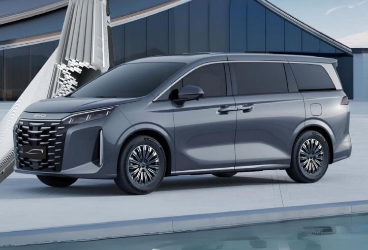 MPV BYD Xia tiếp tục lộ diện: Cùng cỡ Kia Carnival, tầm hoạt động thuần điện 145 km