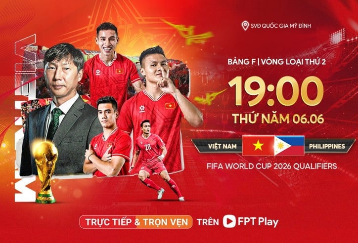Việt Nam tiếp đón Philippines, trực tiếp trên FPT Play