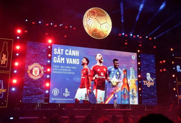 Tưng bừng sự kiện Tiger Beer, thương hiệu bia chính thức của Manchester United