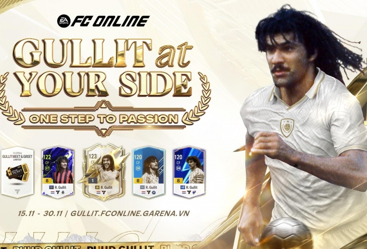 FC Online Mời Huyền Thoại Bóng Đá Thế Giới - Ruud Gullit tới Việt Nam Giao Lưu Cùng Người Hâm Mộ Nước Nhà