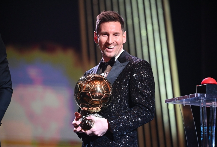 Khoảnh khắc Messi giành Quả bóng vàng thứ 7 trong sự nghiệp