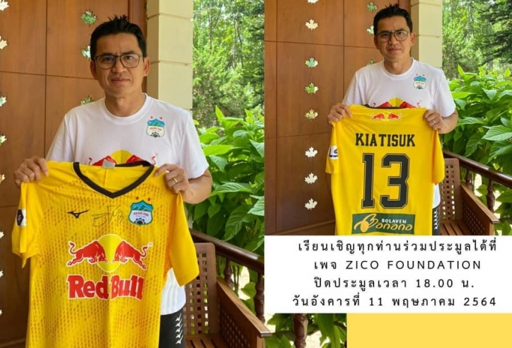 Kiatisak chia sẻ lý do bán đấu giá áo HAGL để ủng hộ Thái Lan