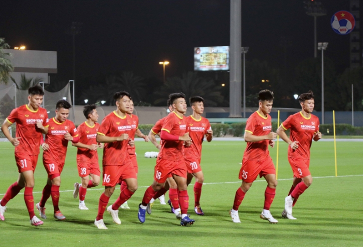 ĐTQG Việt Nam tập đêm để chuẩn bị cho Vòng loại World Cup