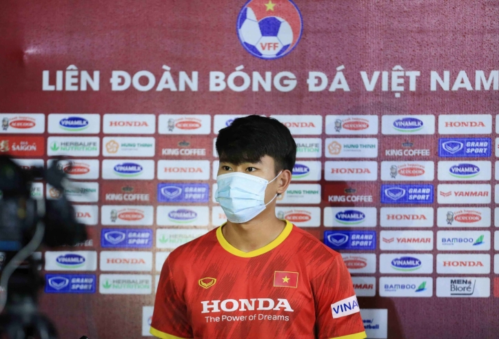 Tuyển thủ U22 Việt Nam: 'Tôi may mắn khi được cọ xát với các cầu thủ quốc tế'