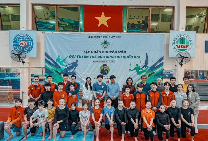 Đội tuyển TDDC Việt Nam tập huấn chuyên môn cùng chuyên gia Nhật Bản