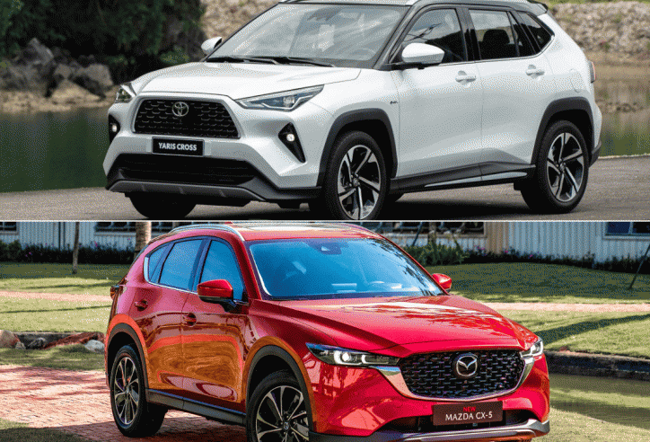 So sánh Toyota Yaris Cross hybrid và Mazda CX-5 Premium: Cùng tầm giá hơn 800 triệu đồng nên chọn xe nào?