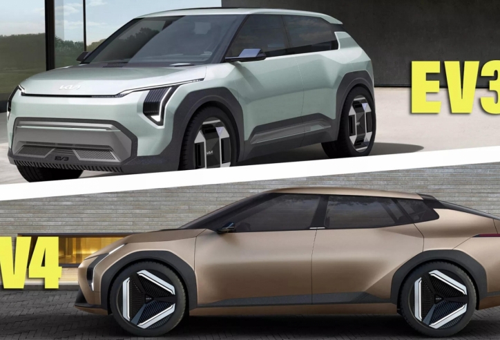 Cận cảnh Kia EV3 và EV4 Concept: Thiết kế đậm chất tương lai, nội thất tràn ngập các vật liệu mới