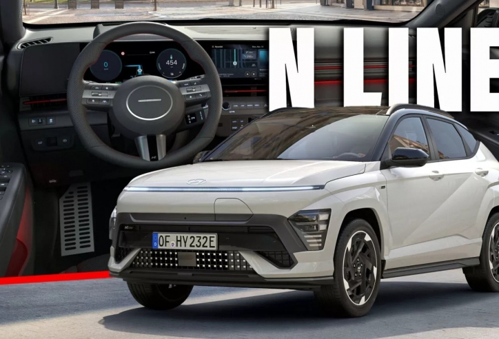Hyundai Kona Electric sắp có phiên bản N Line với ngoại thất đậm chất thể thao