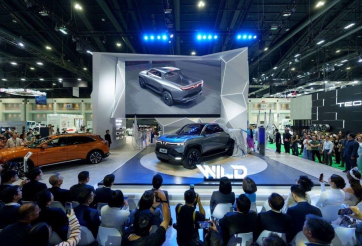 Chiêm ngưỡng dàn xe điện hùng hậu của VinFast tại Triển lãm Ô tô Quốc tế Bangkok 2024