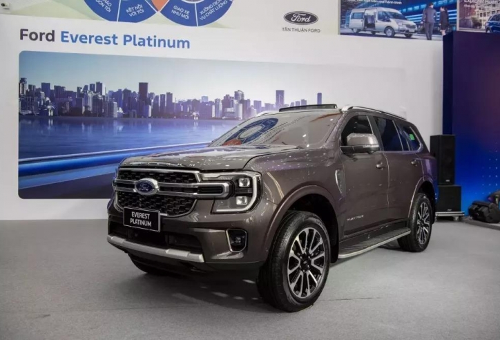 Ford Everest Platinum chốt giá 1,545 tỷ đồng, sở hữu loạt công nghệ dẫn đầu phân khúc