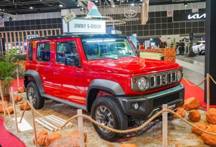 Jimny 5 cửa là mẫu xe Suzuki được khách hàng lái thử nhiều nhất tại triển lãm ô tô quốc tế GIIAS 2024