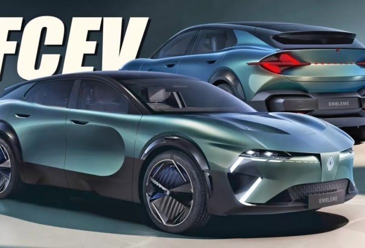 Renault Embleme Concept - SUV chạy bằng hydro với lượng phát thải siêu thấp