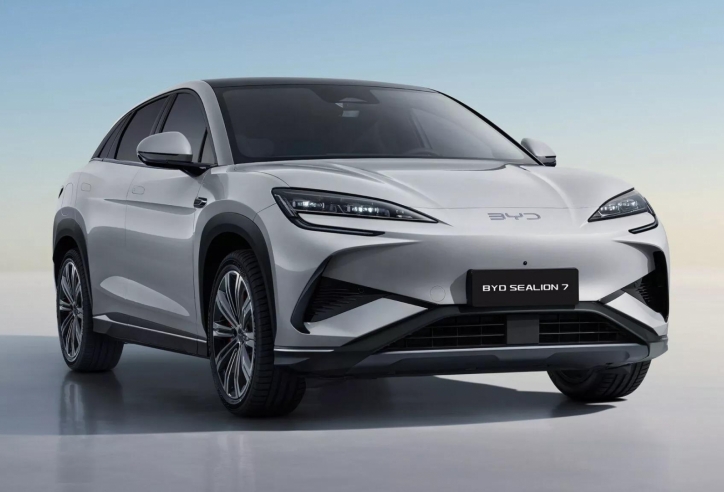 SUV điện BYD Sea Lion 07 ra mắt tại châu Âu, đối đầu trực tiếp với Tesla Model Y