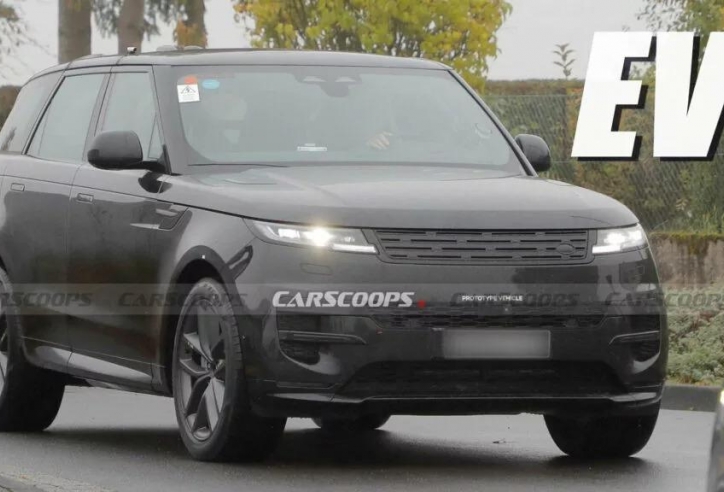 Range Rover Sport phiên bản thuần điện lần đầu lộ diện trên đường chạy thử