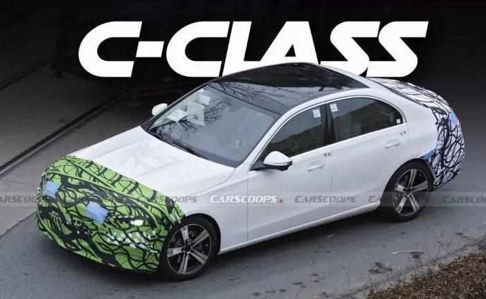 Mercedes-Benz C-Class 2026 bị bắt gặp khi đang chạy thử, vẫn giữ bản máy xăng