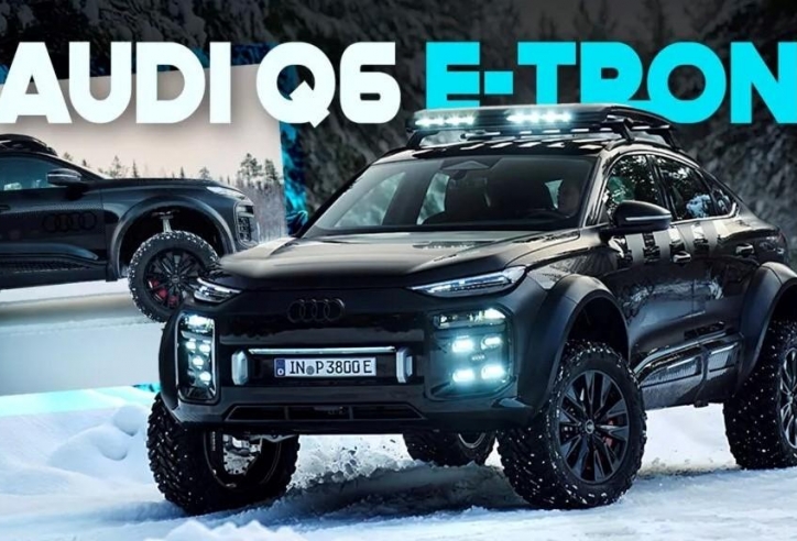 Lộ diện xe điện Audi Q6 e-tron Offroad Concept với thiết kế cực hầm hố