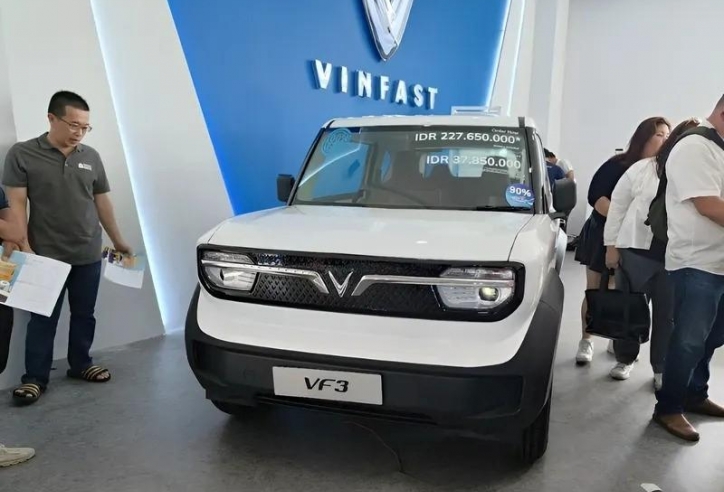 VinFast VF 3 là 'Xe được lái thử nhiều nhất' tại Triển lãm Ô tô Quốc tế Indonesia 2025