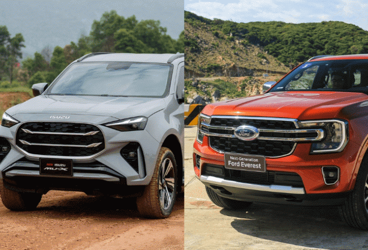 So găng Isuzu mu-X bản đắt nhất và Ford Everest 'cận full': Cuộc chiến SUV 7 chỗ tầm giá 1,3 tỷ đồng
