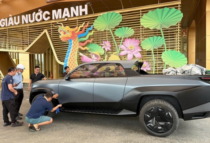 Concept bán tải điện VinFast VF Wild lộ diện với màu sơn mới, có khả năng thương mại hóa?