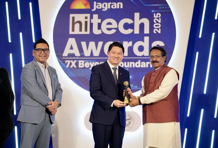 VinFast được vinh danh là 'Nhà sản xuất xe điện của năm' tại Jagran Hi-Tech Awards 2025 ở Ấn Độ