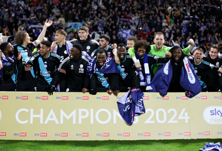 Leicester City chính thức vô địch giải hạng Nhất