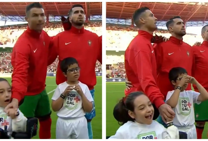 Ronaldo nhận mưa lời khen sau hành động ấm lòng với em nhỏ dẫn đầu